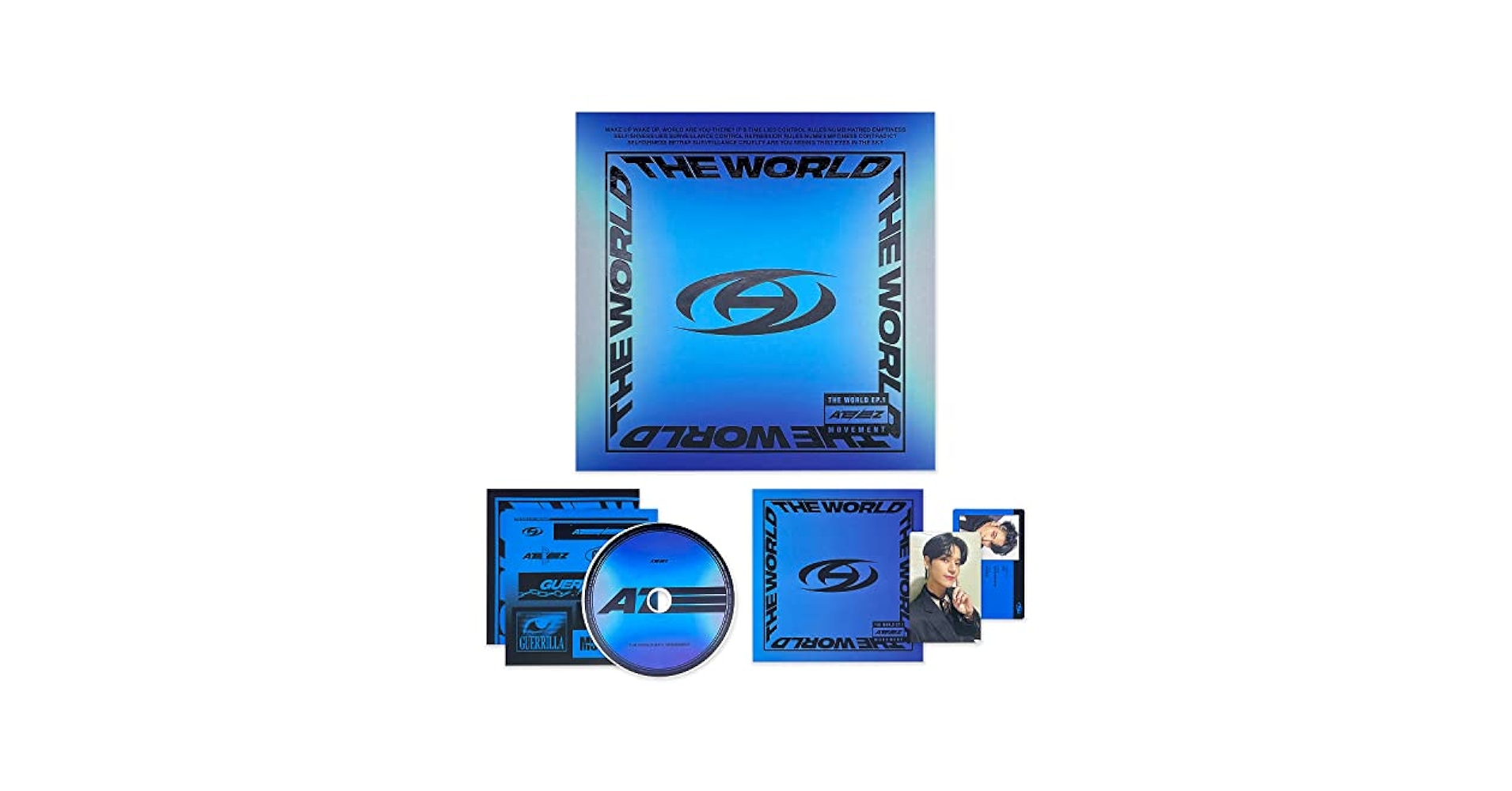 サン world ep.1 movement トレカ サノク　ateez ATEEZ 8th Mini Album The World EP.1 : Movement Official ID
